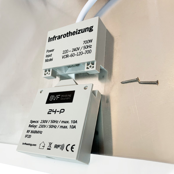 BVF 24-FP - RF termosztát infrapanel vezérléséhez
