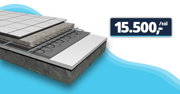 BVF WFD elektromos fűtőkábel padlófűtéshez
