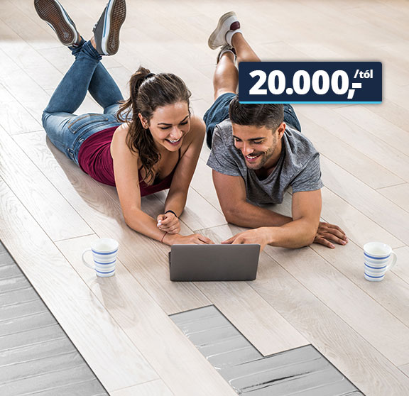 BVF L-PRO alu fűtőszőnyeg laminált padlóhoz