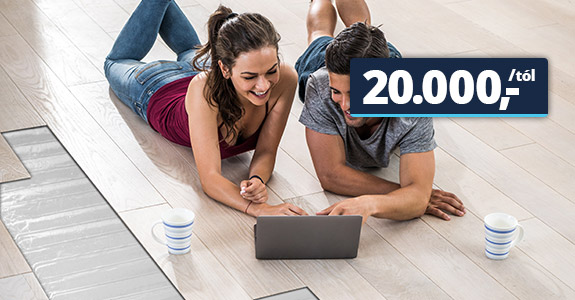 BVF L-PRO alu fűtőszőnyeg laminált padlóhoz