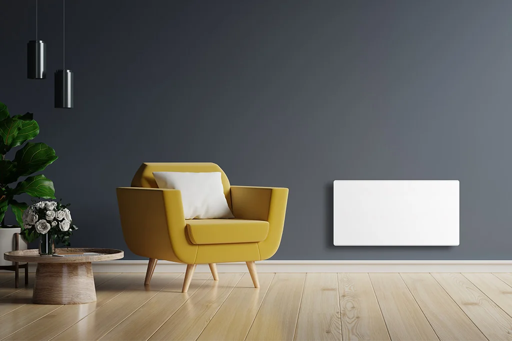 BVF CP1 fűtőpanel – fehér, elölnézet