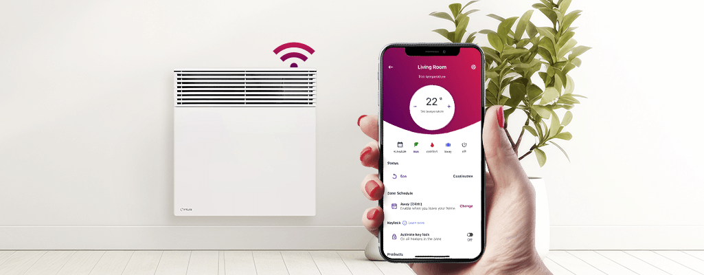 Intuis Tactic WiFi – távvezérlés telefonról