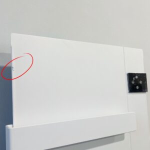 Radialight Onsen 750W fehér törölközőszárító radiátor [esztétikai hibával]