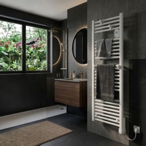 Intuis Ezybain elektromos törölközőszárító radiátor fehér