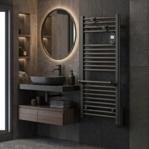 Intuis Ezybain elektromos törölközőszárító radiátor fekete