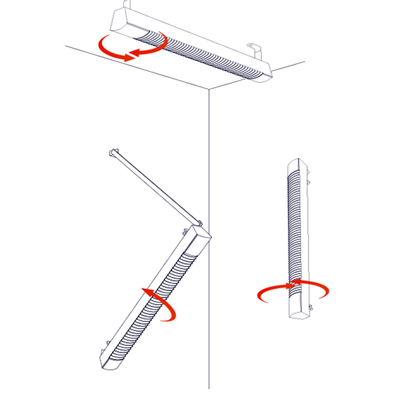Intuis IRM Mono 2000W hősugárzó
