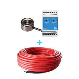 BVF SX 28W/m kültéri fűtőkábel + ETR2 termosztát + ETOG55 talajszenzor