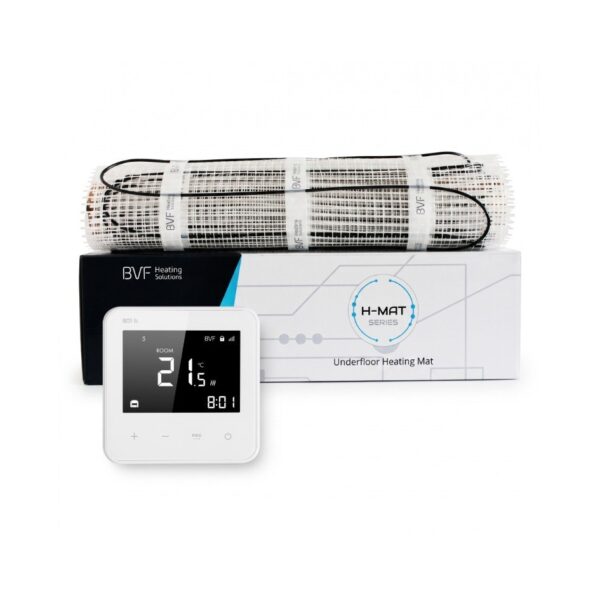 BVF H-MAT elektromos fűtőszőnyeg és BVF 801 fehér WiFi termosztát csomag