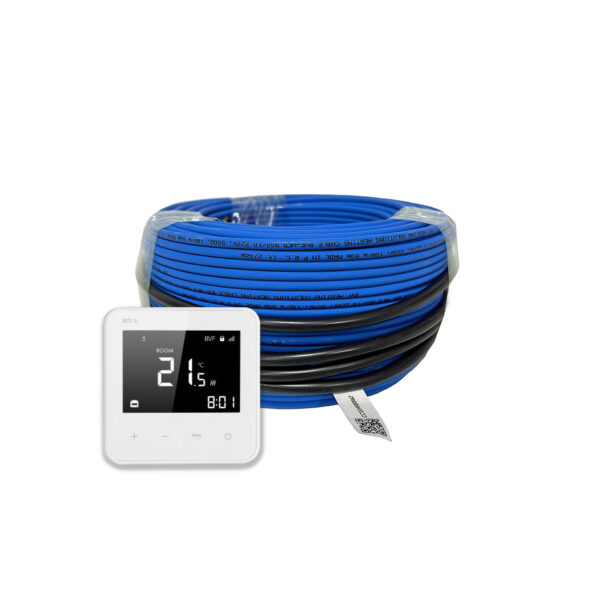BVF WFD elektromos fűtőkábel és BVF 801 fehér WiFi termosztát csomag