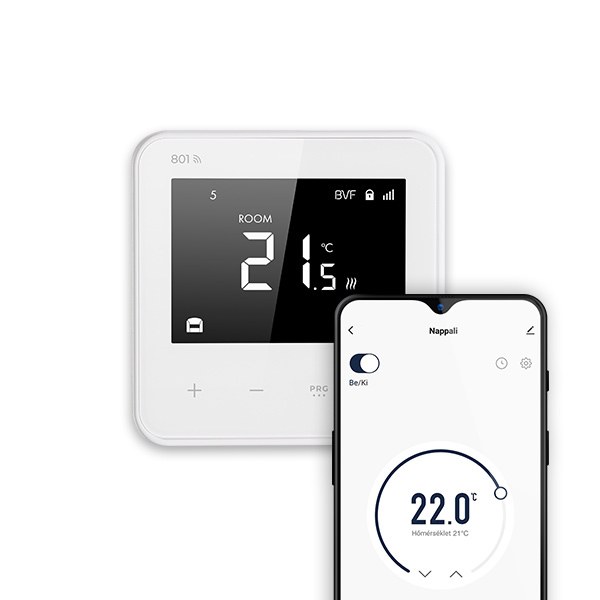 Alternative view of BVF 801 WiFi termosztát + 3m padlószenzor