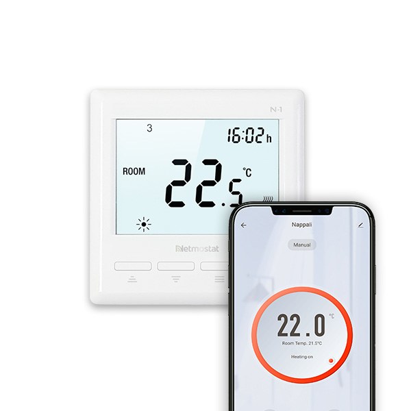 Netmostat N-1 WiFi termosztát + 3m padlószenzor